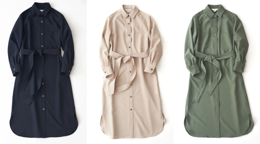 メンズライクからエレガントまで 着る人の個性に寄り添うシャツワンピース Soeju Press ソージュプレス